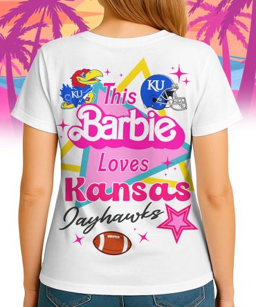 Kansas Jayhawks , Premium Ncaa Barbie Shirt Hi