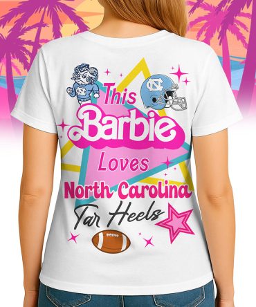 North Carolina Tar Heels , Premium Ncaa Barbie Shirt Hi