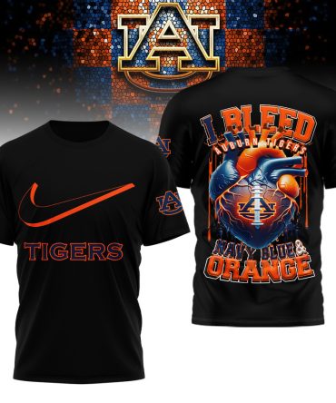 Auburn Tigers , Premium Ncaa I Bleed 3D Shirt Hi