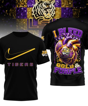 Lsu Tigers , Premium Ncaa I Bleed 3D Shirt Hi