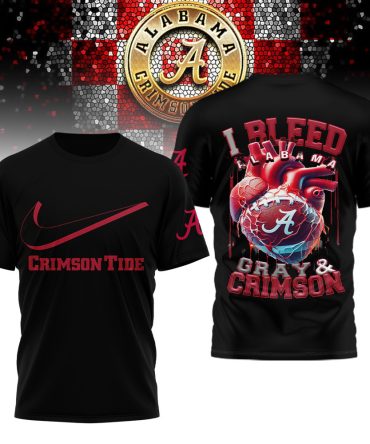 Alabama Crimson Tide , Premium Ncaa I Bleed 3D Shirt Hi