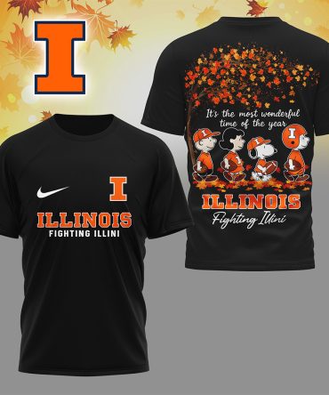 Illinois Fighting Illini , Premium Ncaa Fall Season 3D Shirt Hi