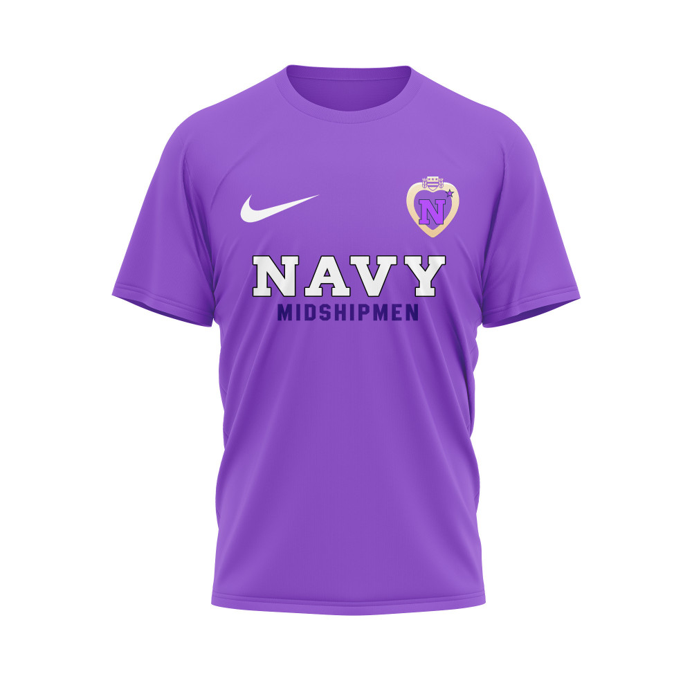Navy Midshipmen , Premium Ncaa Purple Heart Day 3D Shirt Hi