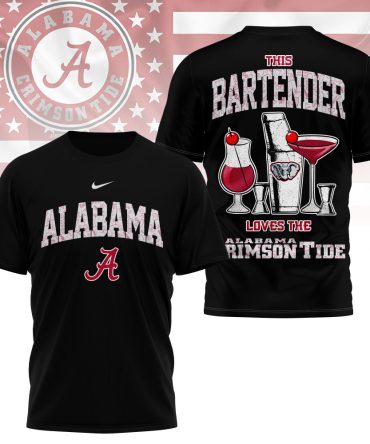Alabama Crimson Tide , Premium Ncaa Bartender Fan 3D Shirt Ny