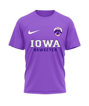 Iowa Hawkeyes , Premium Ncaa  Purple Heart Day 3D Shirt Hi