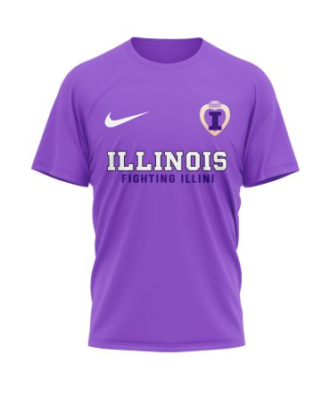 Illinois Fighting Illini , Premium Ncaa  Purple Heart Day 3D Shirt Hi