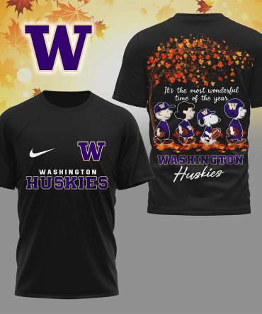 Washington Huskies , Premium Ncaa Fall Season 3D Shirt Hi