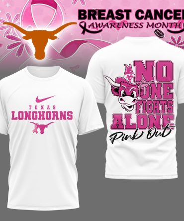 Texas Longhorns , Premium Ncaa Breast Cancer October T-Shirt Mm