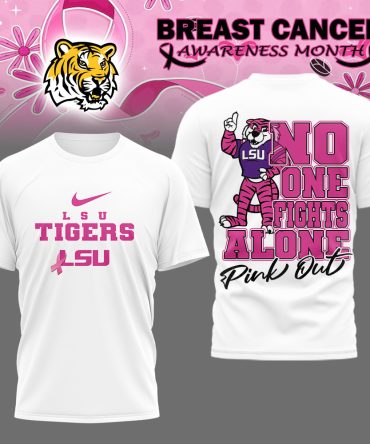 Lsu Tigers , Premium Ncaa Breast Cancer October T-Shirt Mm
