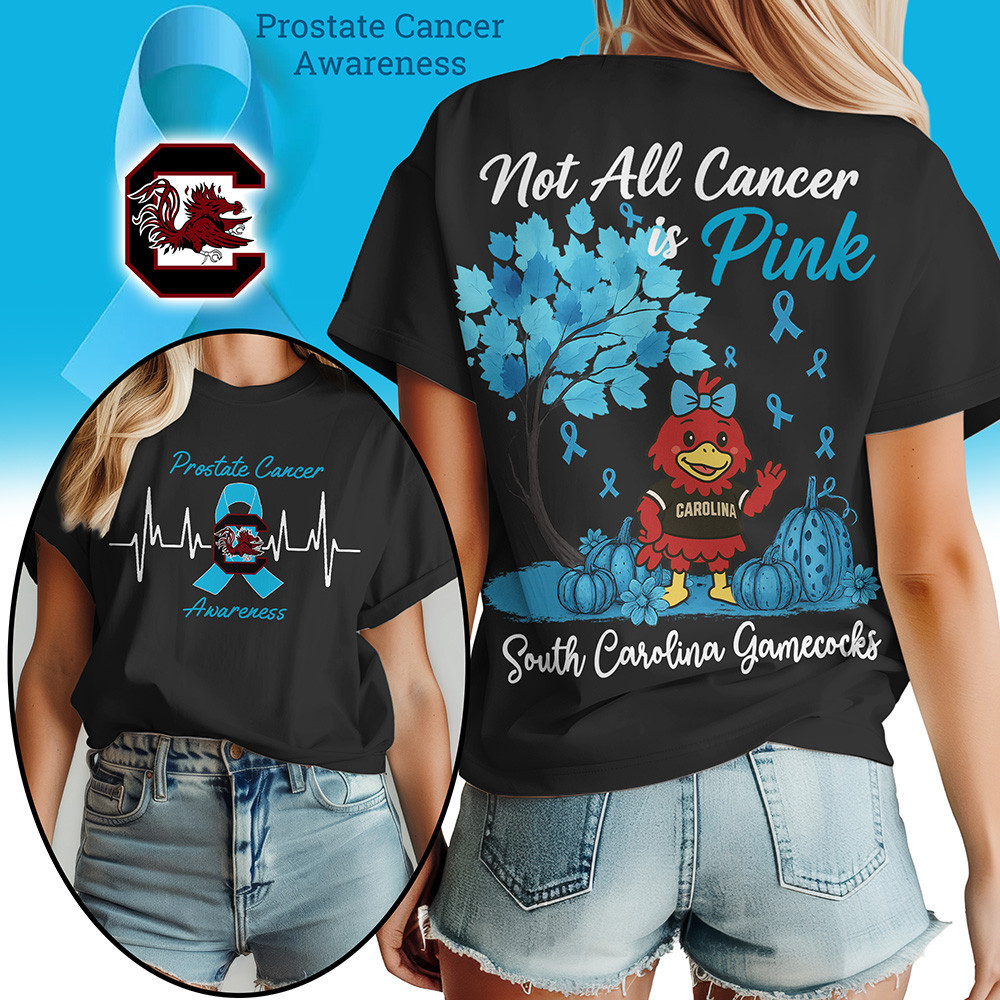 South Carolina Gamecocks , Premium Ncaa Prostate Cancer Awareness Unisex Shirt Ny