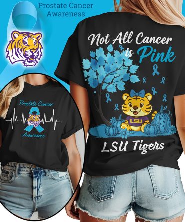 Lsu Tigers , Premium Ncaa Prostate Cancer Awareness Unisex Shirt Ny