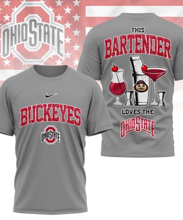 Ohio State Buckeyes , Premium Ncaa Bartender Fan 3D Shirt Ny