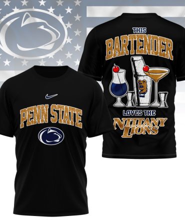 Penn State Nittany Lions , Premium Ncaa Bartender Fan 3D Shirt Ny