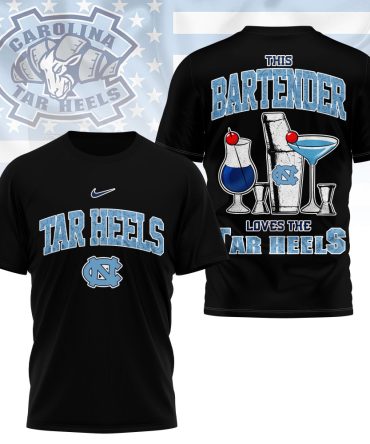 North Carolina Tar Heels , Premium Ncaa Bartender Fan 3D Shirt Ny