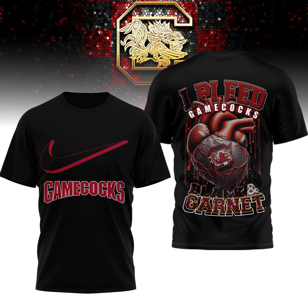 South Carolina Gamecocks , Premium Ncaa I Bleed 3D Shirt Hi