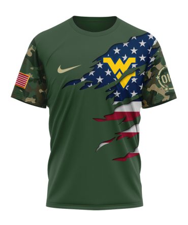 West Virginia Mountaineers , Premium Ncaa Veteran T-Shirt Mm