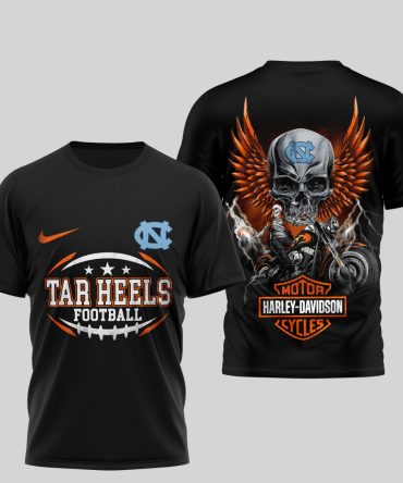 North Carolina Tar Heels , Premium Ncaa Harley Davidson 3D Shirt Td