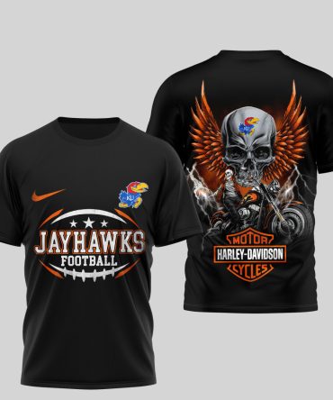Kansas Jayhawks , Premium Ncaa Harley Davidson 3D Shirt Td
