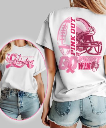 Tennessee Volunteers , Premium Tackle Breast Cancer Unisex Shirt Td