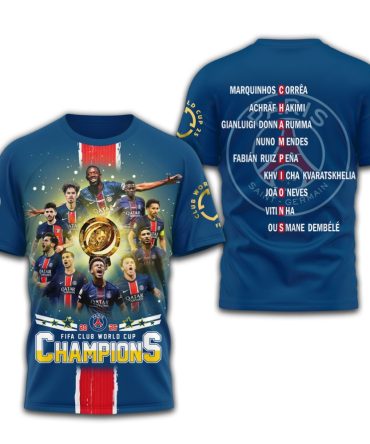 Psg , Premium Champions 3D Shirt Td