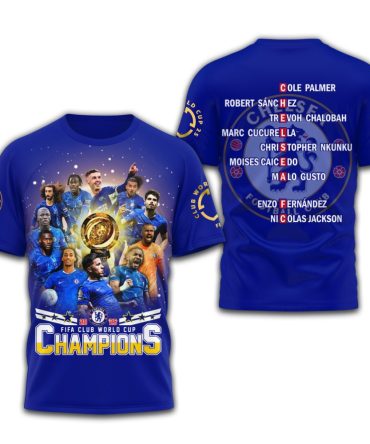 Chelsea F.C , Premium Champions 3D Shirt Td