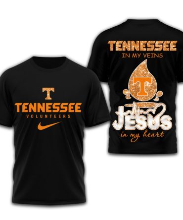 Tennessee Volunteers , Premium Jesus In My Heart 3D Shirt Td
