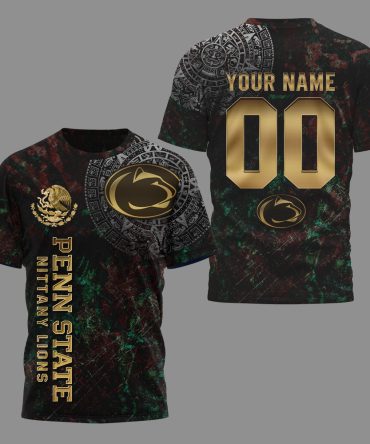 Penn State Nittany Lions , Premium Mexican Heritage 3D Shirt Hi