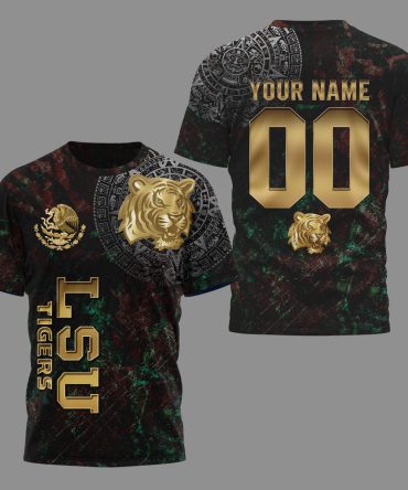 Lsu Tigers , Premium Mexican Heritage 3D Shirt Hi