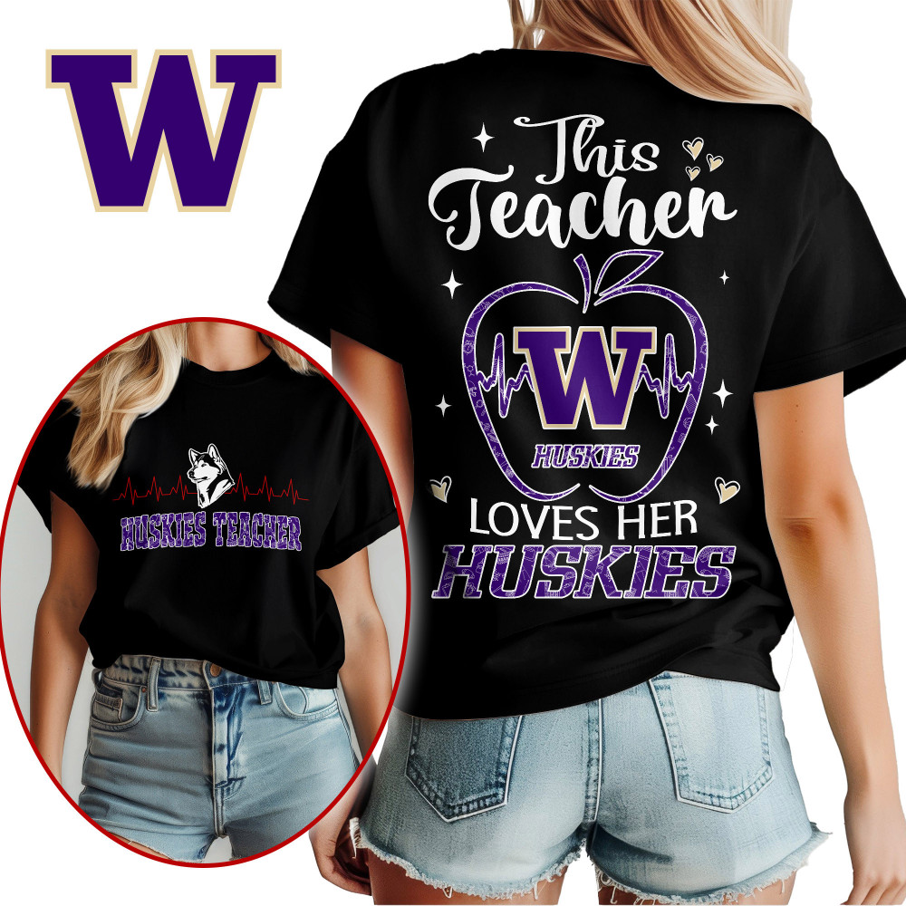 Washington Huskies , Premium Teacher Appreciation Month Unisex Shirt Ny