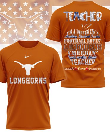 Texas Longhorns , Premium Teacher Pride 3D Shirt Ny