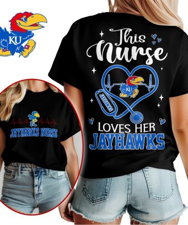 Kansas Jayhawks , Premium Nurse Appreciation Month Unisex Shirt Ny