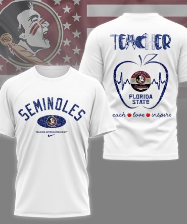Florida State Seminoles , Premium Teacher Appreciation Day 3D Shirt Ny