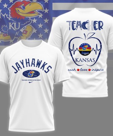 Kansas Jayhawks , Premium Teacher Appreciation Day 3D Shirt Ny