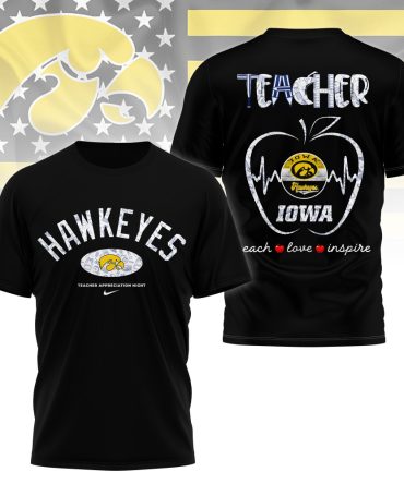 Iowa Hawkeyes , Premium Teacher Appreciation Day 3D Shirt Ny