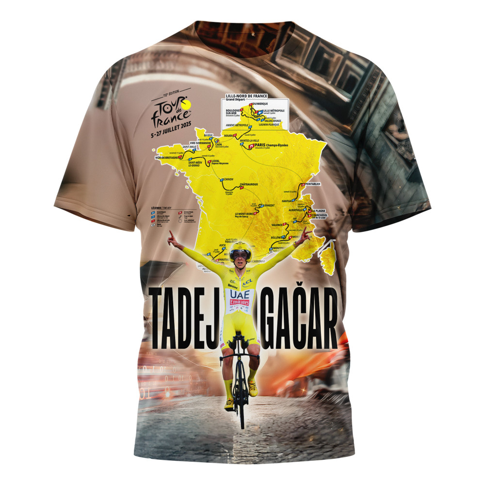 Tour De France , Premium 2025 Winner 3D Shirt Ny