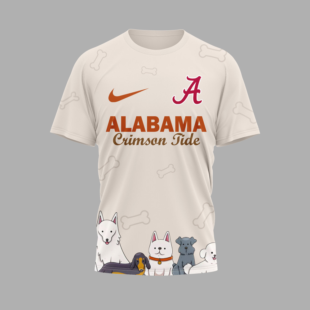 Alabama Crimson Tide , Premium International Dog Day 3D Shirt Hi