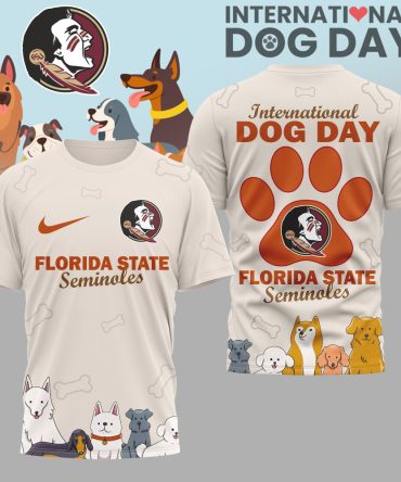 Florida State Seminoles , Premium International Dog Day 3D Shirt Hi