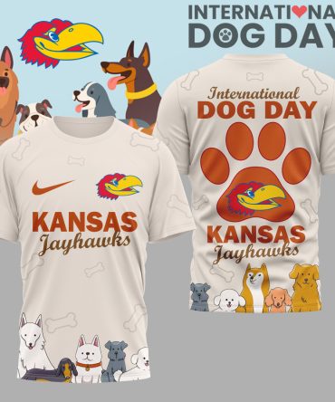 Kansas Jayhawks , Premium International Dog Day 3D Shirt Hi