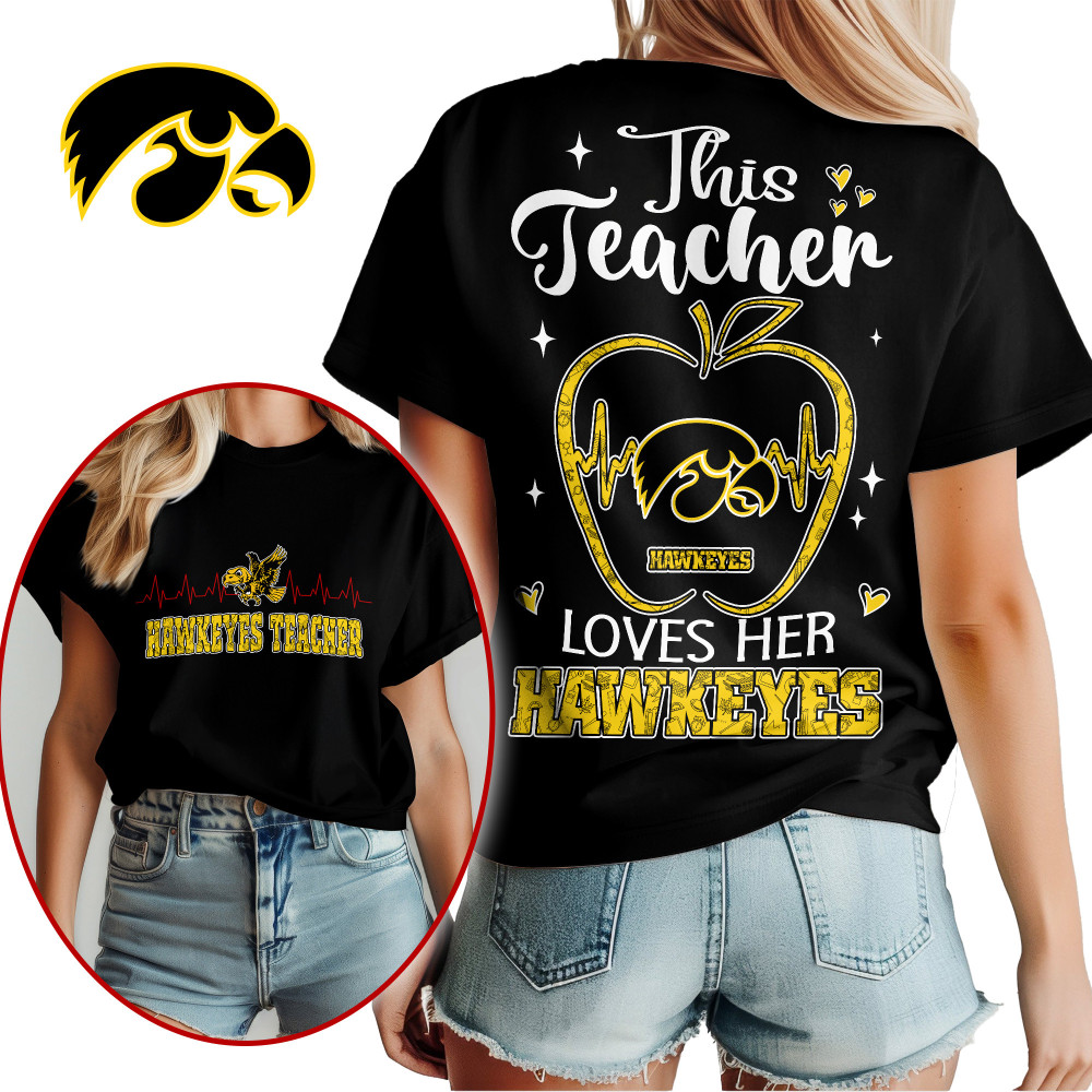 Iowa Hawkeyes , Premium Teacher Appreciation Month Unisex Shirt Ny
