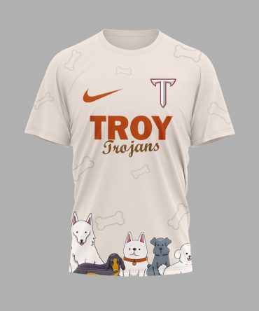 Troy Trojans , Premium International Dog Day 3D Shirt Hi