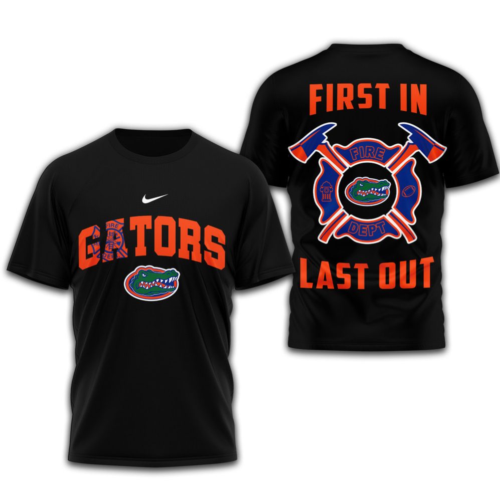 Florida Gators , Premium Fire Dept 3D Shirt Td