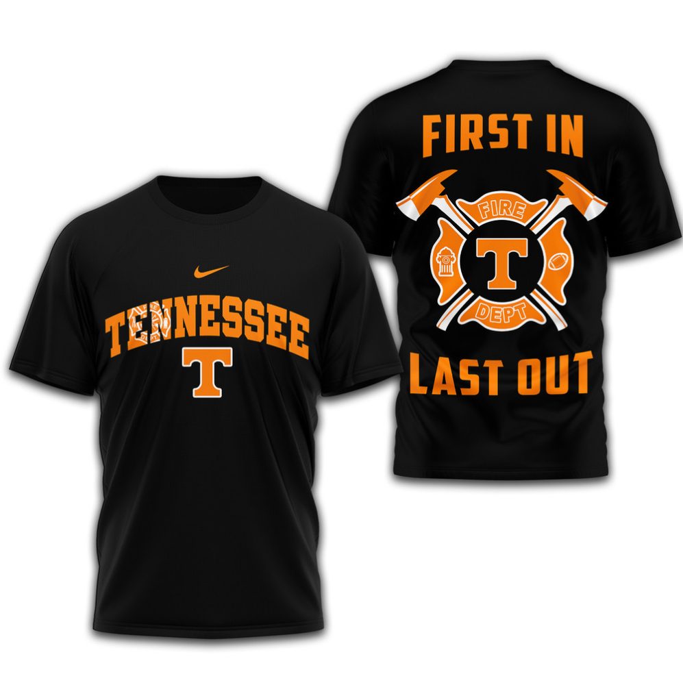 Tennessee Volunteers , Premium Fire Dept 3D Shirt Td