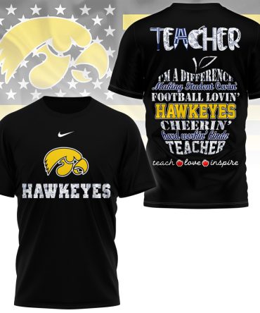 Iowa Hawkeyes , Premium Teacher Pride 3D Shirt Ny