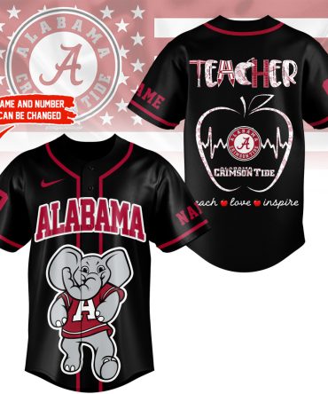Alabama Crimson Tide , Premium Teacher Appreciation Month Jersey Shirt Ny