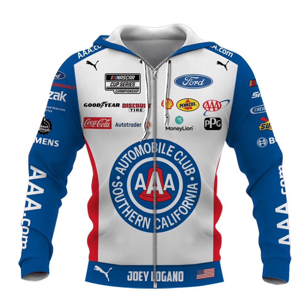 Joey Logano , Premium Car Racing 3D Printed Apparels