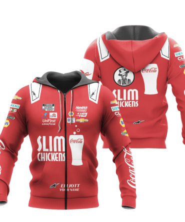 Chase Elliott , Premium Car Racing 3D Printed Apparels