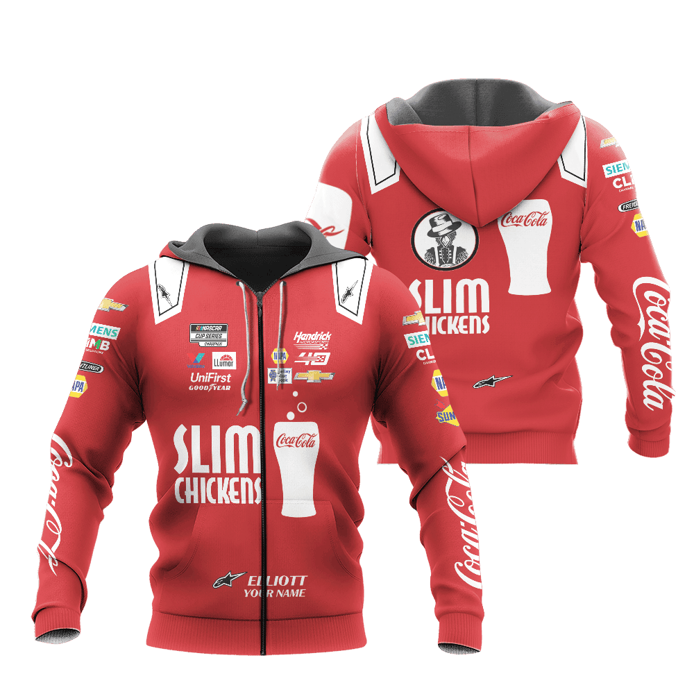 Chase Elliott , Premium Car Racing 3D Printed Apparels