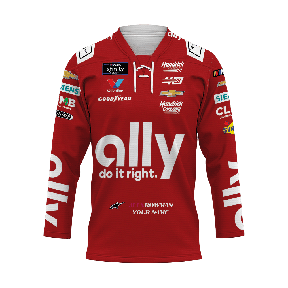 Alex Bowman , Premium Car Racing 3D Printed Apparels