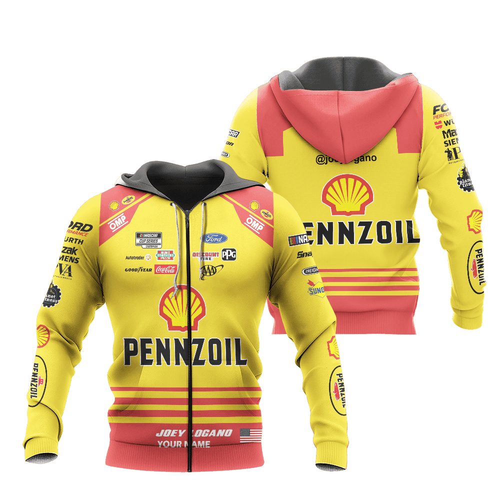 Joey Logano , Premium Car Racing 3D Printed Apparels