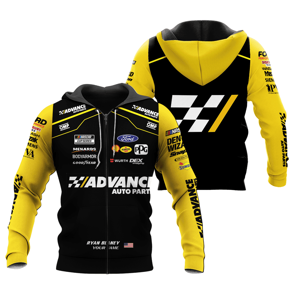 Ryan Blaney , Premium Car Racing 3D Printed Apparels